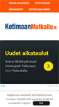 Mobile Screenshot of kotimaanmatkailu.fi